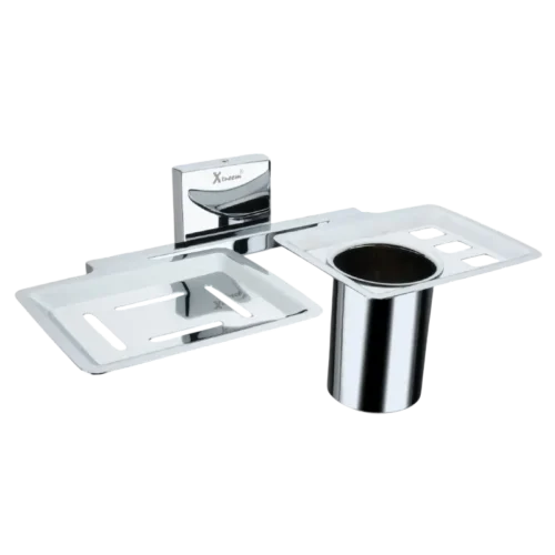 Soap Dish with Tumbler Holder (BR-1409)