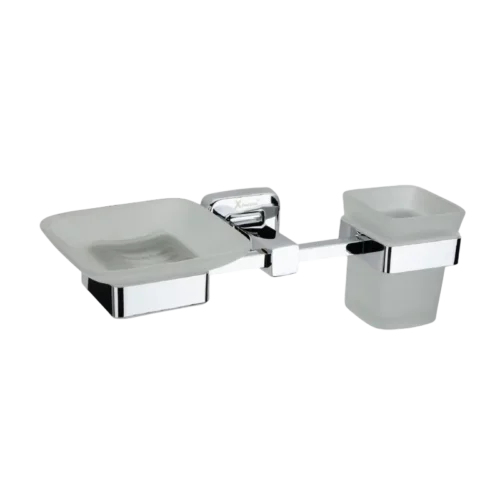 Soap Dish with Tumbler Holder (CR-1909)