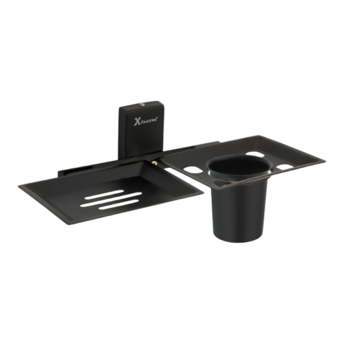 Soap Dish with Tumbler Holder (HE-25109)