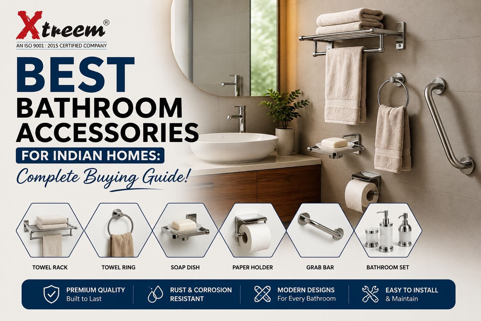Best Bathroom Accessories for Indian Homes